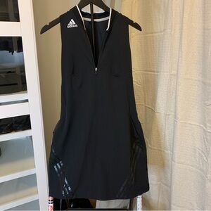 Adidas Black Zip-Front Dress